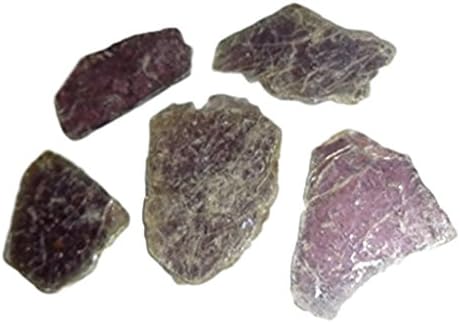 5pc #1 Lepidolite Slice Thin Sliver Natural Crystal Healing Cut Gemstone Specimen