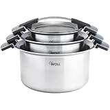 Woll Topfset concept pro aus Edelstahl - 4 x Töpfe 16 cm