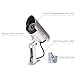 WALI Bullet Dummy Fake Surveillance Security CCTV Dome Camera Indoor Outdoor with 30 Illuminating LED Light and Security Alert Sticker Decals (S30-1), Silver