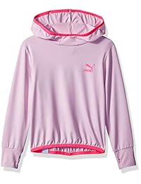 PUMA - Sudadera con capucha para niña