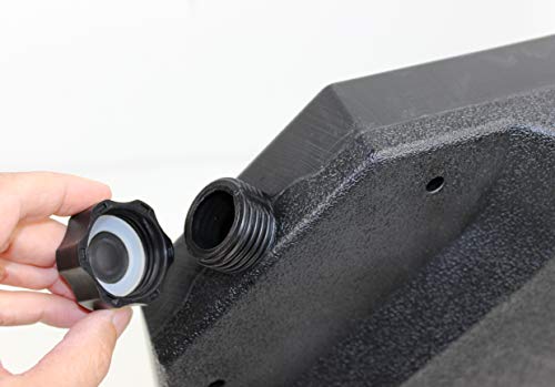 Sonnenschirm Beschwerungsplatten, 2 Platten mit Zementfüllung je 13 kg, Kunststoff Mantel Gewichtsplatten gesamt 26 kg… – Bild 4