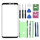 Original Replacement Repair Front Outer Top Glass Lens Cover Screen Galaxy S8 Plus SM-G955 Mobile Phone Curved Surface Parts