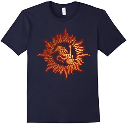 Men's Dragon Guitar Sun Large Navy