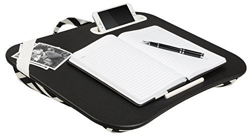 LapGear XL Designer Lap Desk, Black & White Geo (Fits up to 17.3