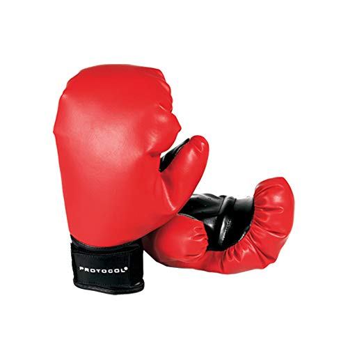 Protocol Boxing Ball Set with Punching Bag, Boxing Gloves, Jump Rope, Adjustable Height Stand