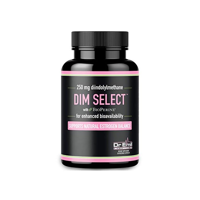 Dr. Emil - 250mg DIM Supplement with BioPerine - Estrogen Balance, Menopause Relief, Hormonal Acne, PCOS and Weight Loss…