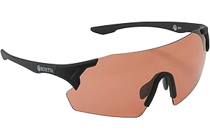 Beretta Unisex Protective Shooting Safety Plastic Frame Challenge EVO Glasses for Eye Protection