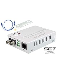 Individual Modo ST Gigabit   Conversor de medios de fibra módulo de fibra integrado 12.4 mile (12.42 miles) St   para utp Cat5e, Cat6, 10 100 1000 RJ 45   Sensor automático Gigabit o Fast Ethernet   Jumbo   Marco LLF apoyo