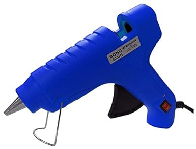 HRDEALS 40w 40 Watt Hot Melt Glue Gun Coated Nozzle With FREE 3 Glue Sticks