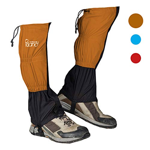 IDAND Leg Gaiters for Hiking Snow Gaiters Waterproof Snow Leg Gaiters Snow Boot Gaiters Anti-Tear Oxford Fabric Outdoor Waterproof Snow Shoes for Outdoor Hiking Walking Hunting Climbing Mountain (L)