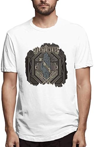 Hollyang Men Ultra Soft The Flatliners Dead Language Short Sleeve T Shirt