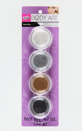 Tulip Body Art Iridescent Body Glitter 4-Pack