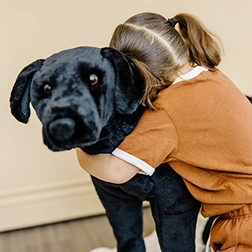 Melissa & Doug Giant Black Lab Lifelike Stuffed Animal Dog (over 2