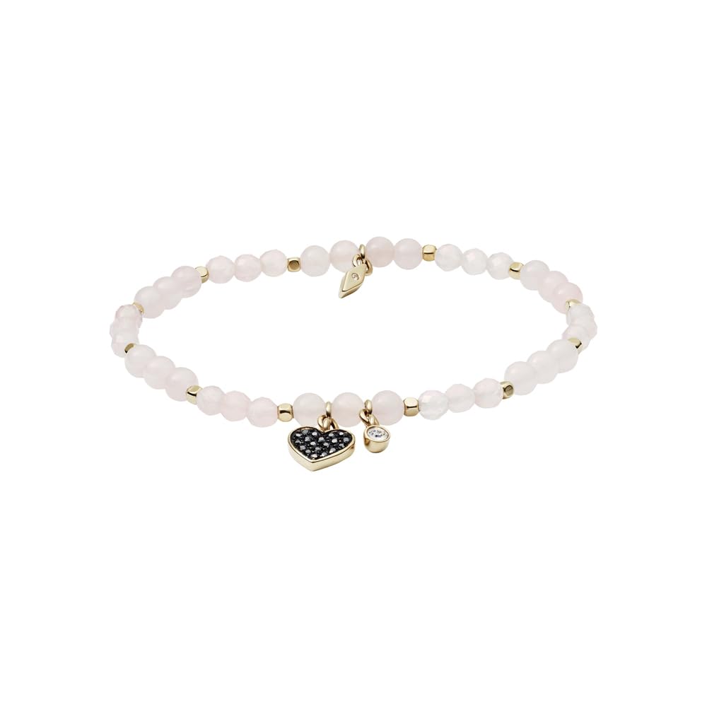 Fossil Bracelet for Women Wellness, inner length:165mm Pink Semi-Precious Bracelet, JA6922710 — image 1