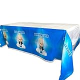 Boss Baby Table Cover 70 x 42 Inch for Baby Shower Birthday Party Decoration Supplie