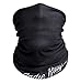 Black Outdoor Face Mask By IndieRidge - Microfiber Polyester Multifunctional Seamless Headwear for Motorcycle Hiking Cycling Ski Snowboard primary