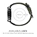 Galaxy Watch Ultra Bands 47mm Nylon, Maxjoy for Galaxy Ultra Watch Band Military Sport Replacement Strap Compatible with Samsung Galaxy Watch 7 Ultra 47mm 2024, Oliver Green Band with Black Adapter