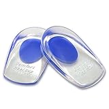 Foot Care Gel Silicone Shoes Pads Thenar Heel Insoles Cushion Massager Anti-Slip Height Increase