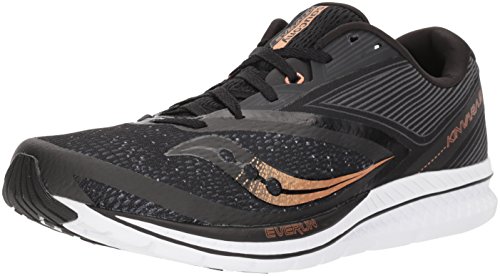Saucony Men's Kinvara 9 Running Shoe, Black/Denim, 11 Medium US