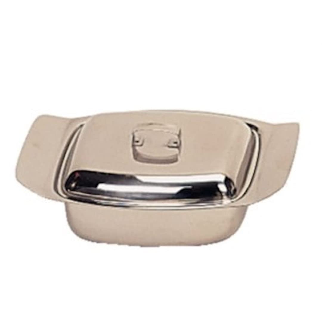 Stalwart P334 Butter Dish and Lid, 0.5 lb. (Pack of 2)