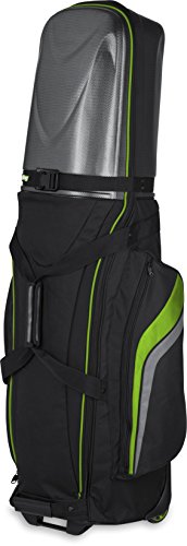 Bag Boy Golf T-10 Hard Top Travel Cover (Black/Lime/Charcoal,)