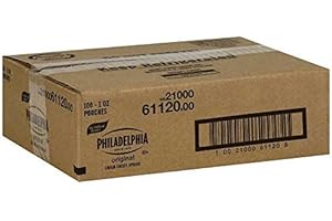 Kraft Philadelphia Original Cream Cheese Spread - Pouch, 1 Ounce -- 100 per case. by N/A