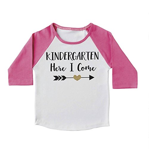 First Day of Kindergarten Shirt, First Day of School Outfit for Girls