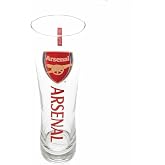 Arsenal Official Tall Beer Glass - Multi-Colour