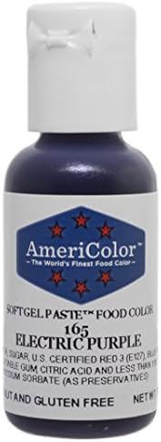 Americolor Gel Paste Food Color, Electric Purple by AmeriColor
