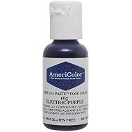 AmeriColor Food Coloring, Electric Purple Soft Gel Paste.75 Ounce