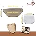 9 Inch Bread Banneton Proofing Basket,Scraper,Beginner E-book,Instruction Manual,Brotform Cloth Liner by Bakers’Luv–Rattan Rising Dough Basket Set –Artisan Homemade Sourdough Bowl Gift For Bakers