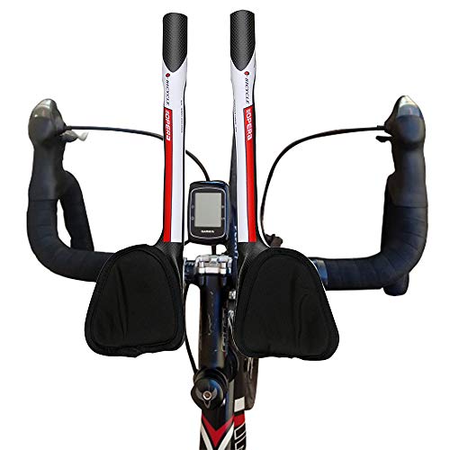 Opera Bike TT Handlebar 3 K Full Carbon Bike Aero Bars Tri Bars for Mountain Bike and Road Bike Red Bicycle Rest Handlebar Grabber Style Bicycle Relaxation Handle for Triathlon and Time Trial Bikes - Thumbnail 3