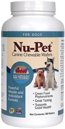 Ark Naturals Nu-Pet Canine Chewable Wafers, A Healthy Pet Treat for Dogs 90 wafers(pack of 1)