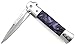 Snake Eye Tactical Assisted Open Folding Drop Point Blade Pocket Knife Self Defense Everyday Carry (Purple Pearl)
