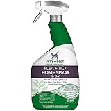New for Cats Vet's Best Natural Flea and Tick Home Spray, 32 oz, USA Made