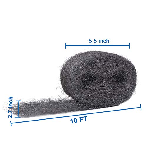 Oiyeefo Steel Wool for Mice Control, Gap Blocker, Easy to Install, Keep