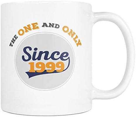 19th Birthday Gift For Men - The One And Only Since 1999 - 19th Birthday Coffee Mug - 11oz Tea cup - Great Gift For Son, Brother, Boyfriend, Sports Fan