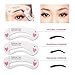 Eyebrow Tattoo Pen -LQQL microblade pen Microblading Eyebrow Pencil with a Micro-Fork Tip Applicator Creates Natural Looking Brows Effortlessly and Stays on All Day -2 pcs(Brown)