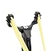 Wisdoman Outdoor Athletics Slingshot Kit, Adjustable Stainless Professional Hunting Catapult High Powerful Slingshots Rubber Bands and 50 Steel Balls (Black2)