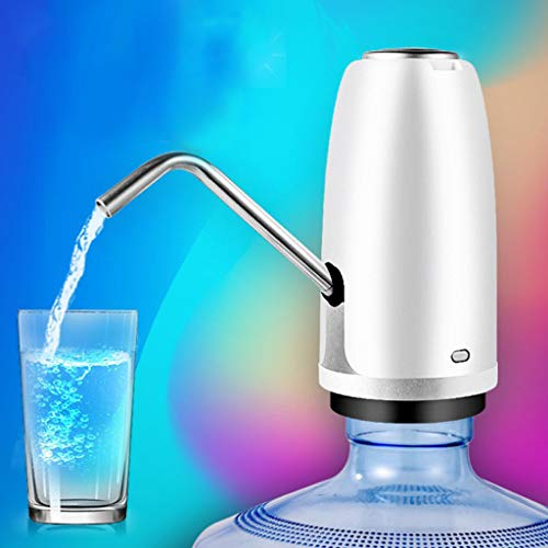 Clearance Sale!UMFun Electric Pumping Bucket Water Bracket Pure Bucket Water Dispenser (White)