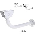CTXSumTec L Security Camera Mount Bracket, Adjustable Universal Camera Wall Mounting Bracket for CCTV Surveillance Cameras/IP Cameras/Dome Camera with J Shape Mount (L-Shapped Mount)