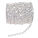 98Ft Acrylic Crystal Hanging Beads String for Wedding,Chandelier,Christmas Party Decorations,1 Roll,Colorful