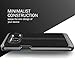 Galaxy S8 Plus Case, Premium PU Leather PC Hybrid Slim Thin Fit Full Body Case [Luxury Lightweight Cover] for Samsung Galaxy S8 Plus by Lumion (S.Mod - Black)