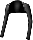 Mega Coouv, Black, Size:XL, Performance Shawl Arm Sleeves, Golf, Cycle, Jog, Tennis, Outdoor activity