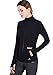 Matymats Women's Active Track Jacket Athletic Yoga Running Shirts Long Sleeve with Thumb Holes Slim Fit