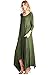 12 Ami Solid 3/4 Sleeve Pocket Loose Maxi Dress (S-3X) - Made in USA