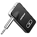 Mpow Bluetooth Receiver with Car Locator, Bluetooth 4.1 Car Kits, 2 in 1 Car Audio Adapter, Wireless Music Adapter for Car Stereo System to Enjoy Hands-Free Calling & Music, Black