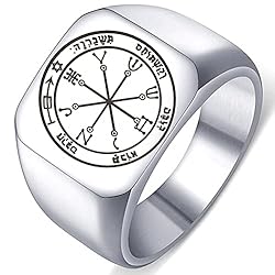 ZOVIVI Detailed Engraved Sixth Pentacle of Mars for