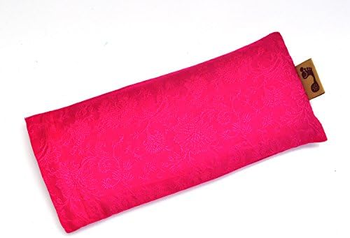 Barefoot Yoga Silk Eye Pillows - Indian Sari Designs with Flax Seed &amp; Lavender (Surya)