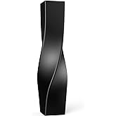 Tall Vase On Floor, 16.34" Twisted Geometric Flower Vase for Home, Living Room, Flower Centerpieces, Shelf, Table, Decor, Creative Unique Decorative Vases